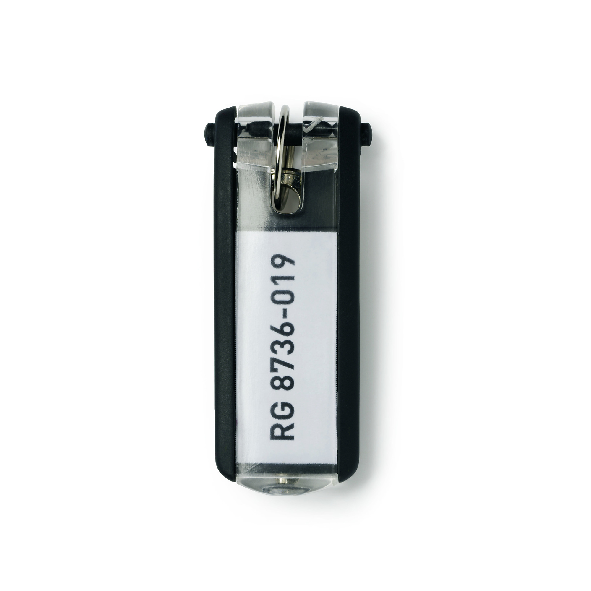 Durable, Key Tags, Black - 6 pack, Key Capacity 0 Width 0.25 in, Height 8.5 in, Model# 195701